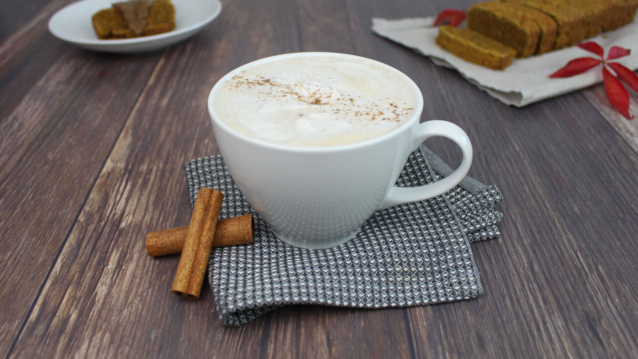 Vegansk chailatte med vanilj