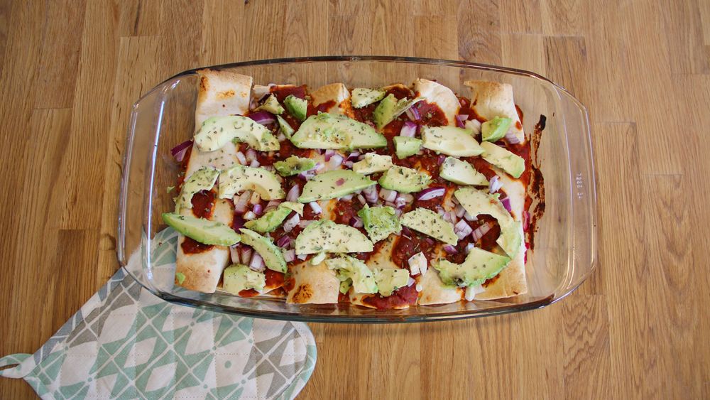 Kryddiga enchiladas