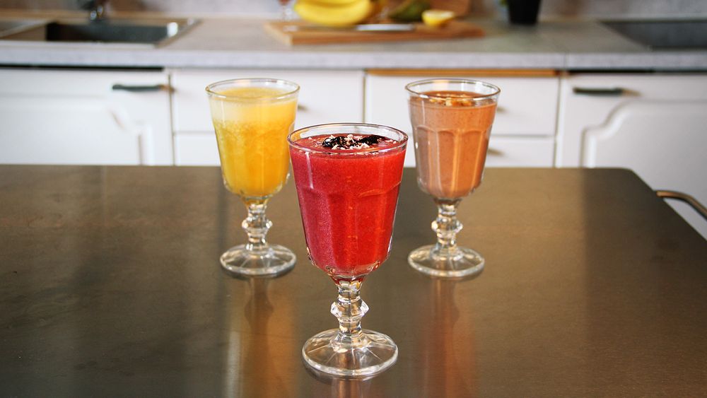 3 x smoothie