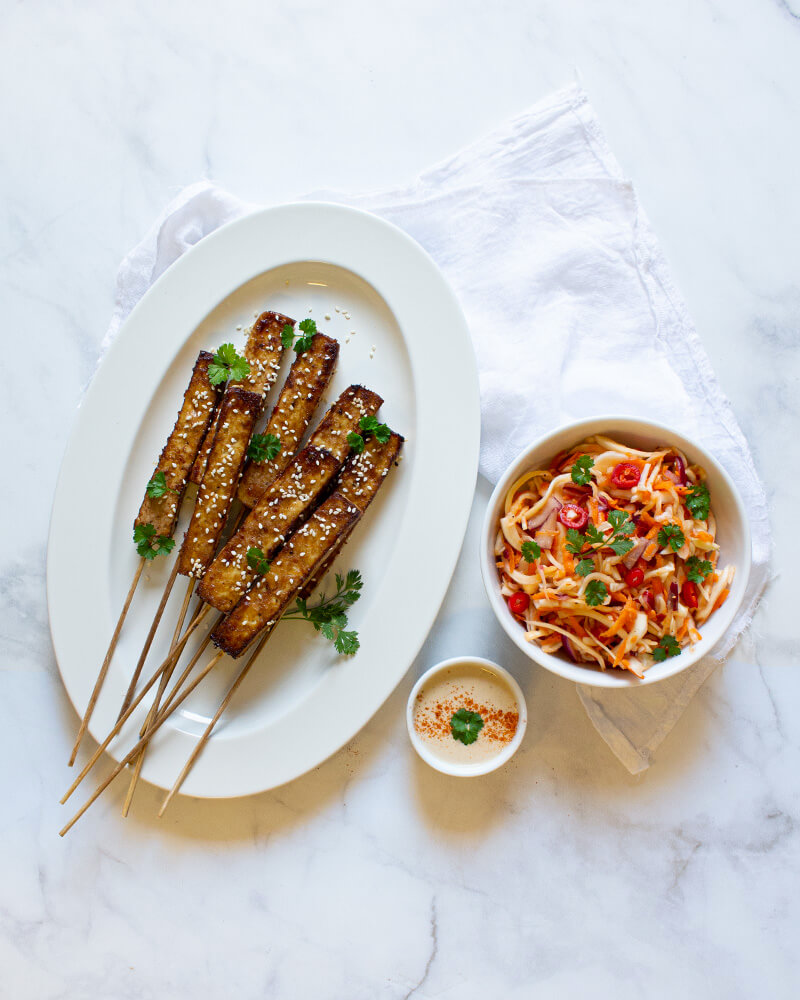 Tofuspett & asiatisk slaw
