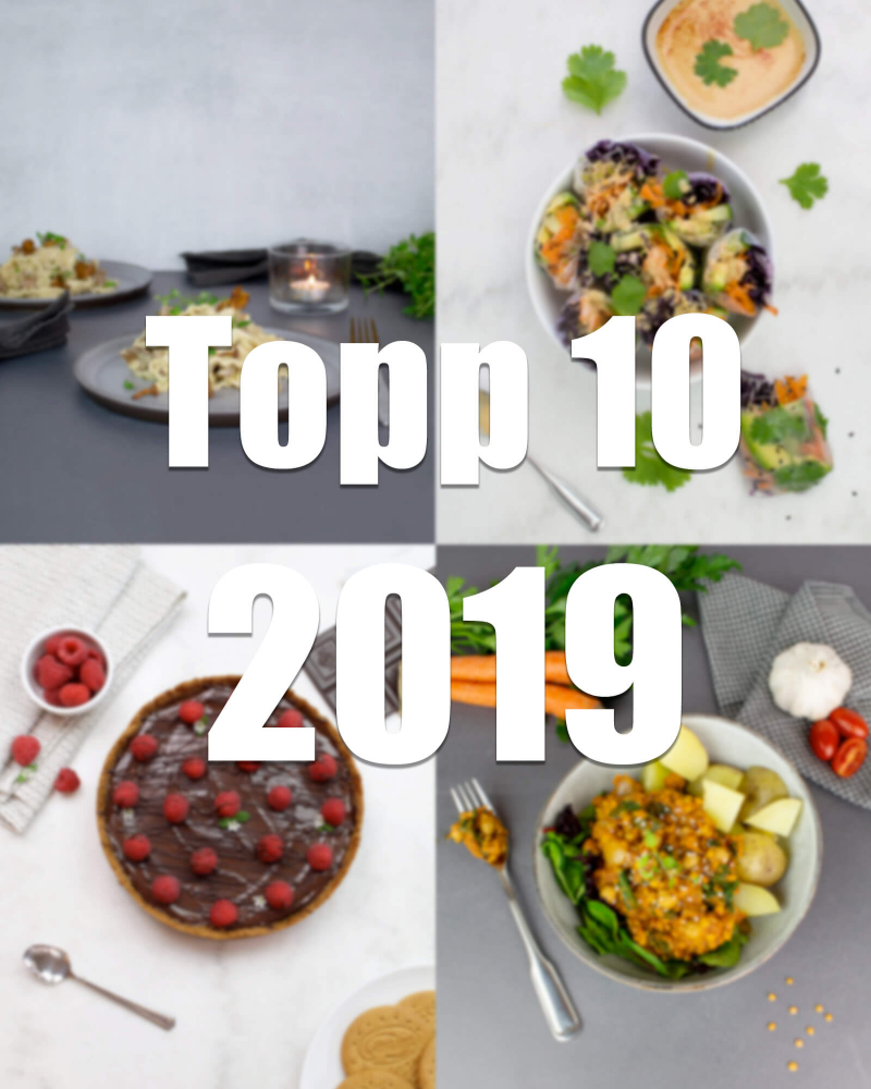 Best of 2019 - De 10 populäraste recepten