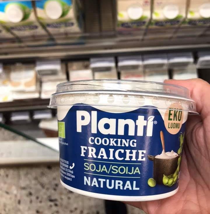 Vegansk creme fraiche och grekisk yoghurt från Planti