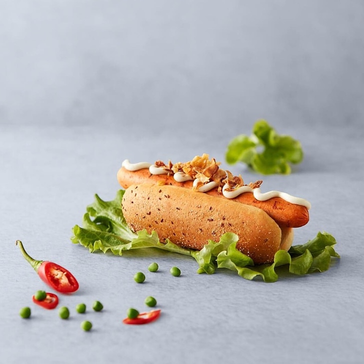vegansk korv med bröd från vegme på circle k