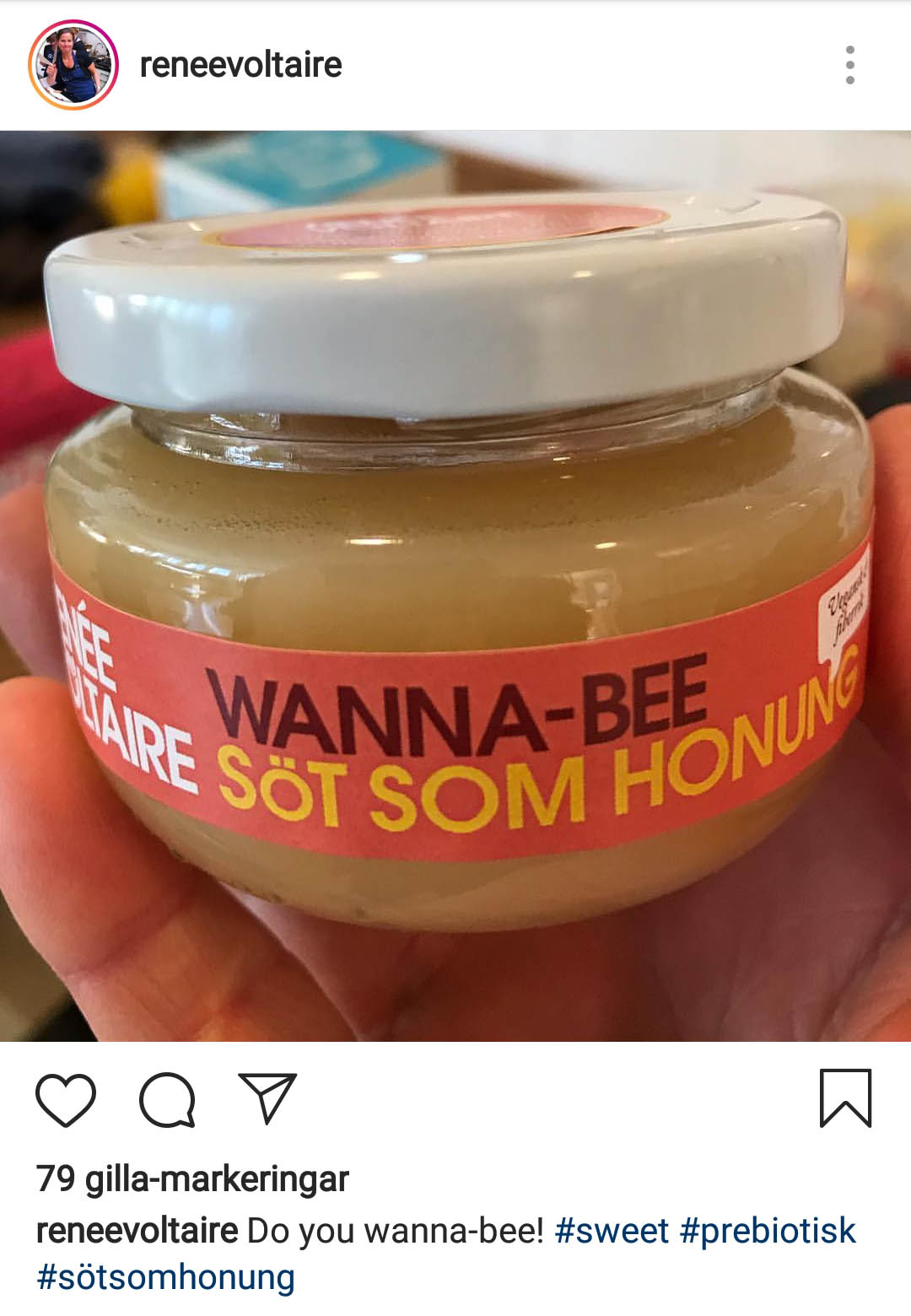 vegansk honung wanna-bee från renée voltaire