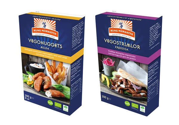 Vegonuggets och vegostrimlor från Kung Markatta