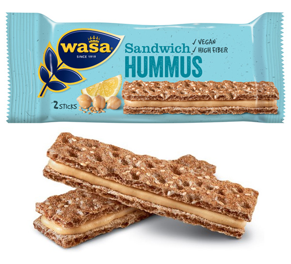 Wasa Hummus veganskt mellanmål