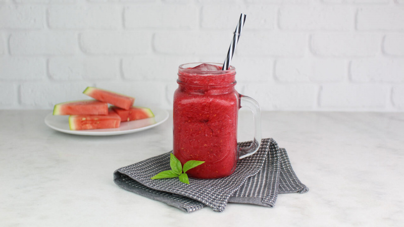 Sommardrink med melon, hallon & lime i gruppen Recept / Ntfritt hos Green Warrior (recept_2018_09_19_07)