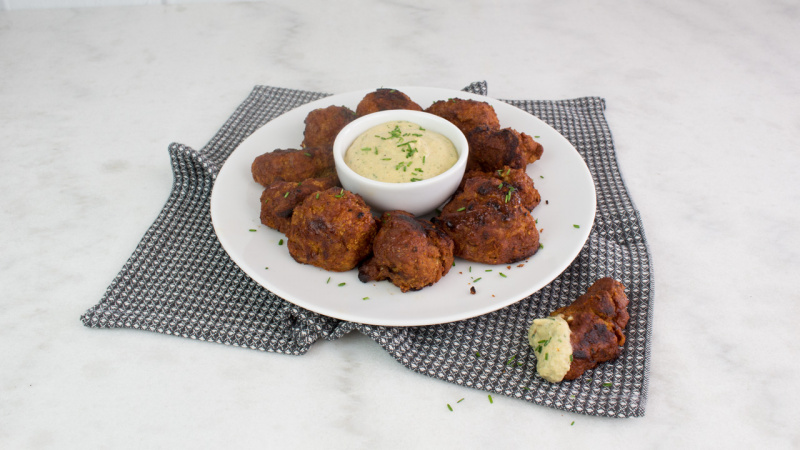 Cauliflower wings & vegansk ranchdressing i gruppen Recept / Comfort food hos Green Warrior (reept_2019_08_11)